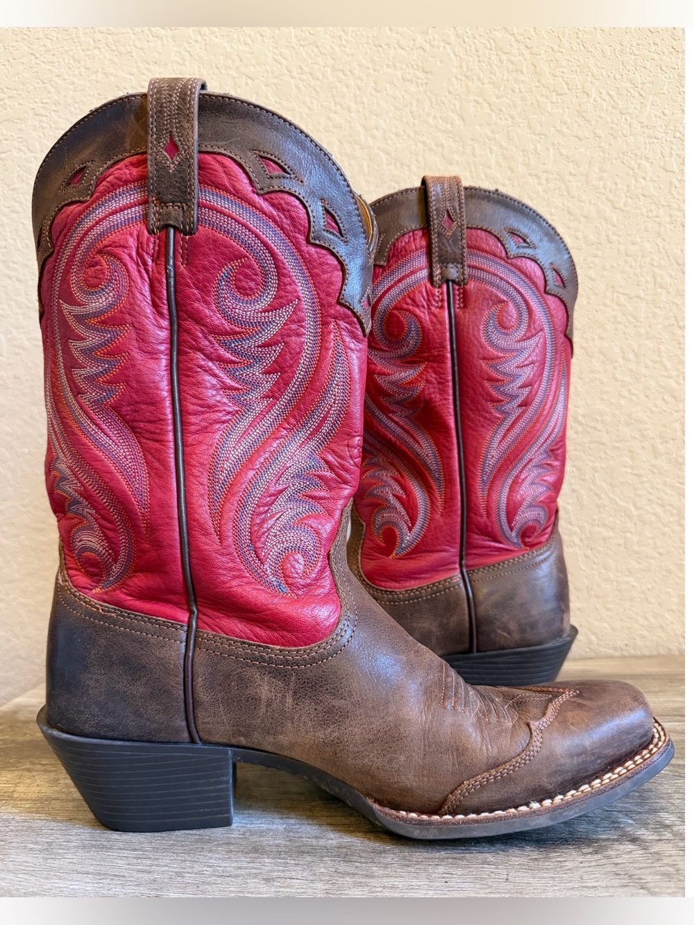 Ariat Legends Women’s Western Square Toe Cowboy Boots Size 9.5 B - Picture 9 of 15